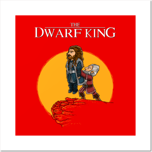 The Dwarf King Funny Cute Fantasy Movie Mashup Parody Posters and Art